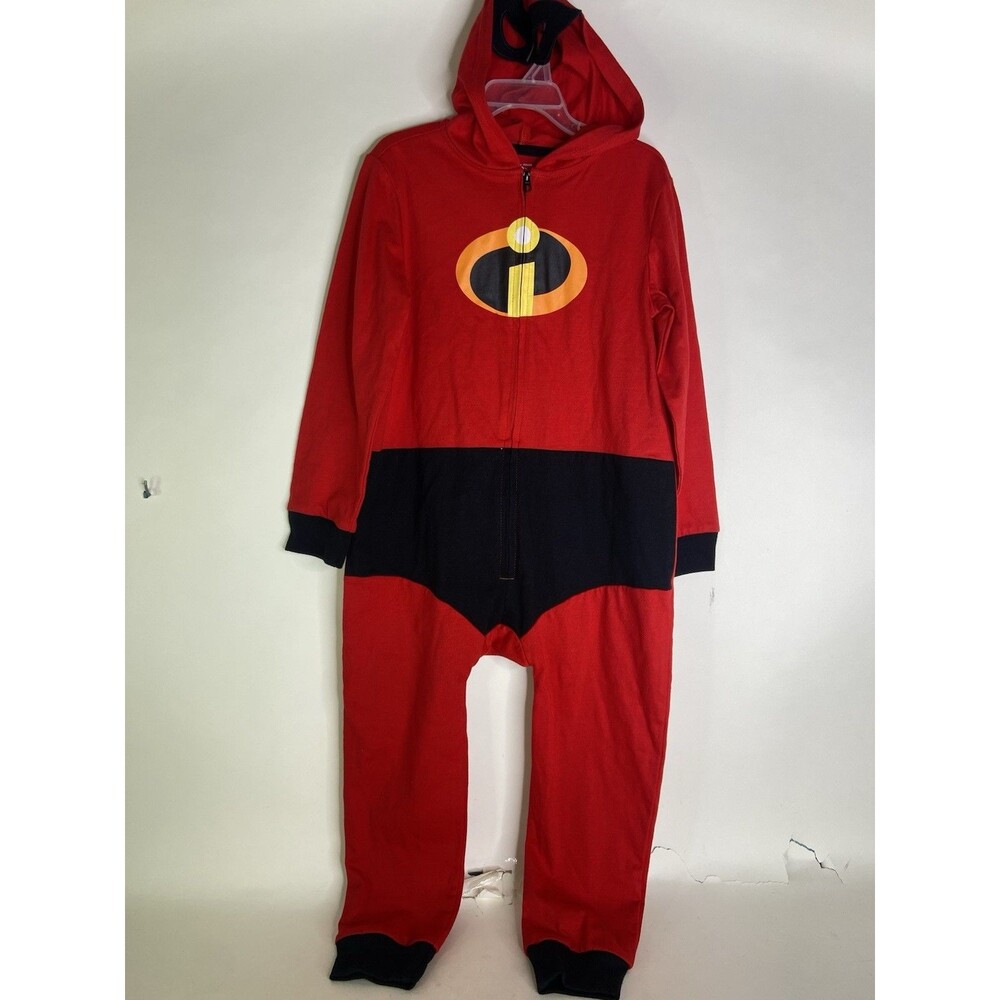 Disney The Incredibles One Piece Zip Up Cosplay Coverall Romper Boys Size 5T